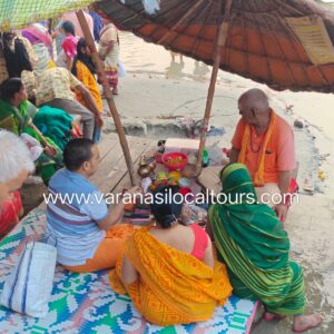 Asthi Visarjan in Varanasi