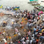 cremation ghats of Varanasi